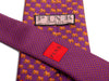 Thomas Pink Phlox Purple Elephant Print Silk Tie for Luxmrkt.com Menswear Consignment Edmonton