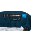 J.Lindeberg Navy Blue Regular Fit Micro Stretch Pants