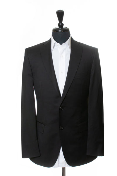 Hugo Boss Tailored Black Super 160s Guabello Wool T-Howard2 Blazer for Luxmrkt.com Menswear Consignment Edmonton