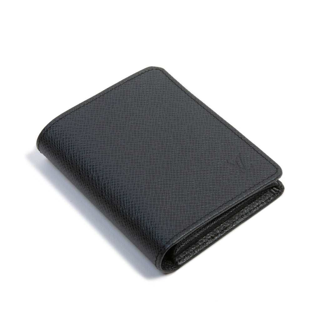 Louis Vuitton NIB Black Taiga Leather Wallet