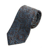 Canali Slate Blue Damask Pattern Tie for Luxmrkt.com Menswear Consignment Edmonton