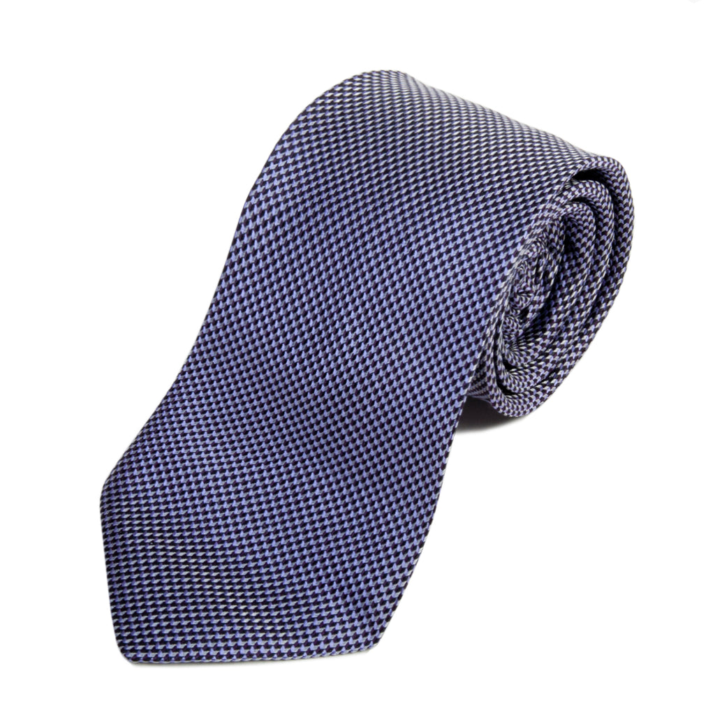 Sam Abouhassan Purple Woven Italian Silk Tie for Luxmrkt.com Menswear Consignment Edmonton