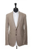 Eleventy Platinum Collection Hand Made Light Brown Silk Linen Blazer for Luxmrkt.com Menswear Consignment Edmonton