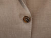 Eleventy Platinum Collection Hand Made Light Brown Silk Linen Blazer for Luxmrkt.com Menswear Consignment Edmonton