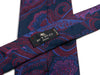 Etro Merlot on Navy Paisley Wool Blend Tie for Luxmrkt.com Menswear Consignment Edmonton