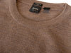 Hugo Boss Brown Ribbed Cashmere Blend Slim Fit Murphy Sweater for Luxmrkt.com Menswear Consignment Edmonton