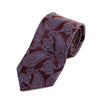 Ermenegildo Zegna Brown Paisley Silk Tie for Luxmrkt.com Menswear Consignment Edmonton