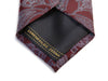 Ermenegildo Zegna Brown Paisley Silk Tie for Luxmrkt.com Menswear Consignment Edmonton