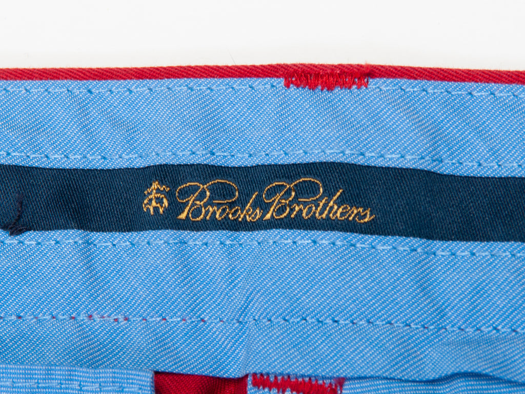 Brooks Brothers Burnt Red Cotton Chinos