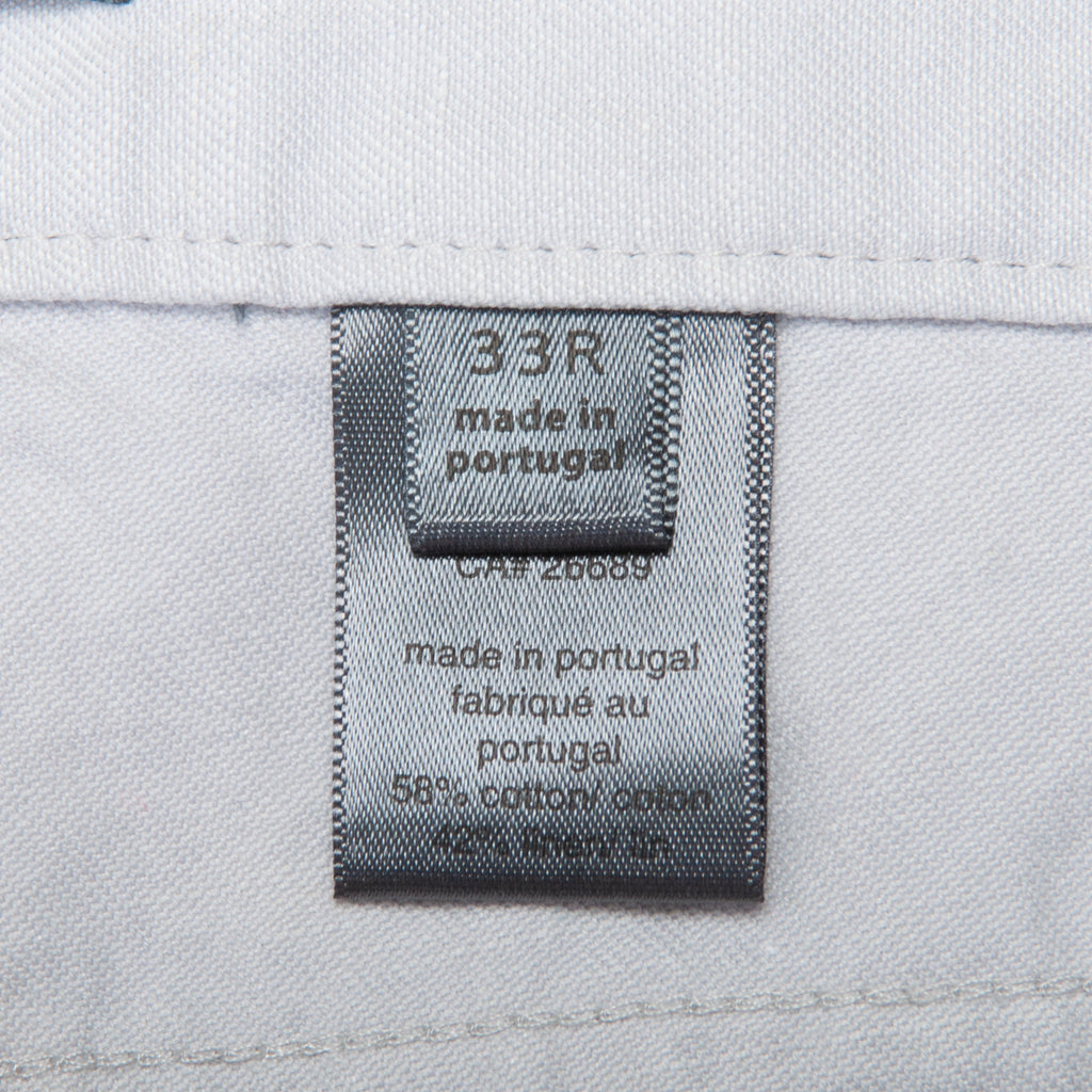 John Varvatos Cloud Grey Cotton Linen Pants