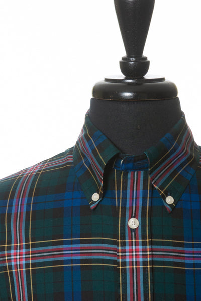 Brooks Brothers Green Plaid Madison Button Down Shirt