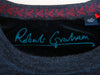 Robert Graham Dark Grey Wool Crew Neck Sweater