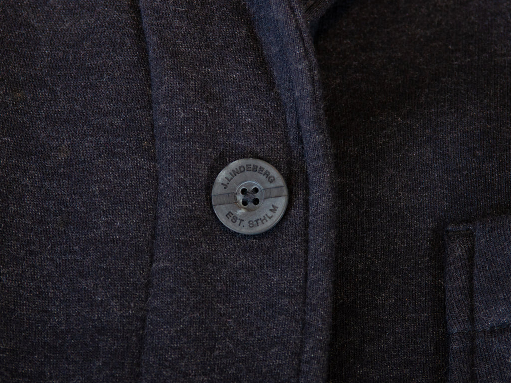 J.Lindeberg Gray Judson Soft Jersey Knit Blazer