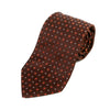 Giorgio Armani Brown Geometric Patterned Tie