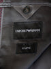 Emporio Armani Merlot on Charcoal Checker G-Line Blazer
