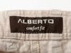 Alberto Light Brown Tim Linen Stretch Comfort Fit Pants