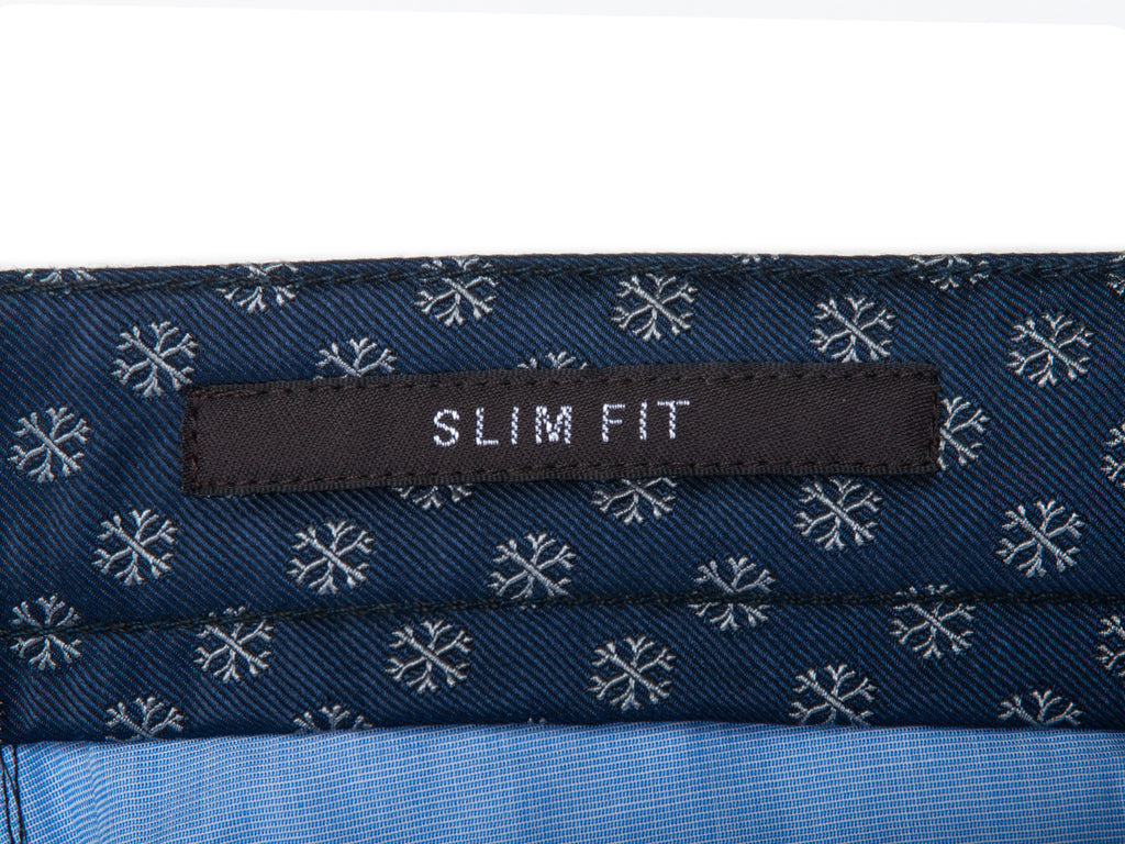 PT01 Black Slim Fit Stretch Flannel 5-Pocket Pants