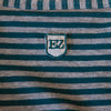 Ermenegildo Zegna Green Striped Crew Neck T-Shirt