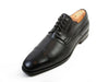 Gucci Black Leather Cap Toe Oxford Shoes