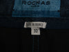 Rochas Paris NWT Black Wax Coated Morpheus Jeans