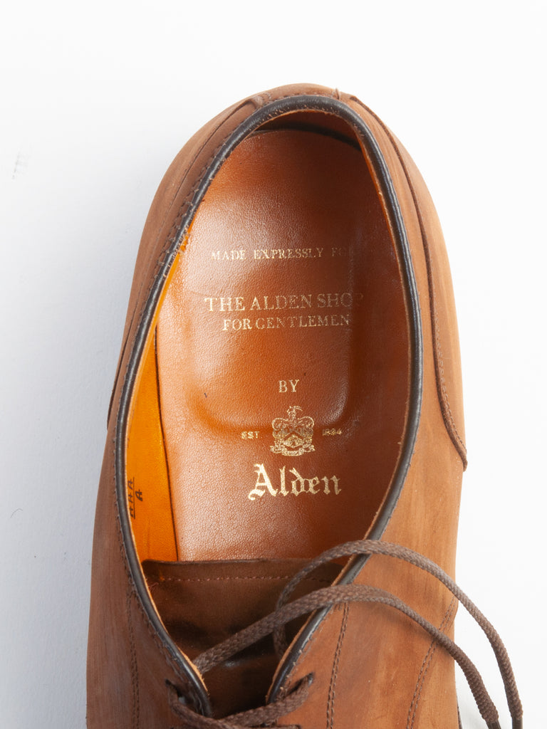 Alden Tobacco Brown Suede Shoes
