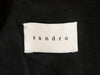 Sandro Paris Navy Blue Cotton Pea Coat