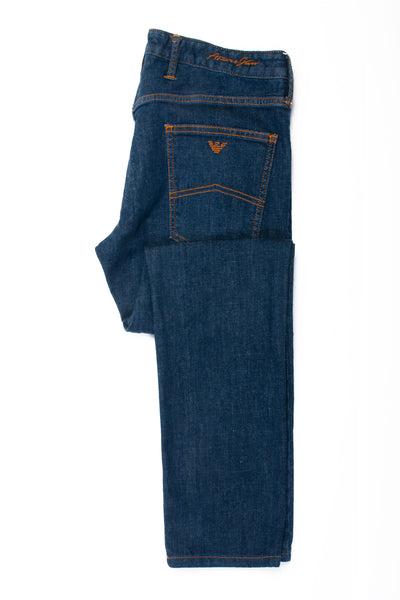 Armani Jeans Blue Button Fly Jeans