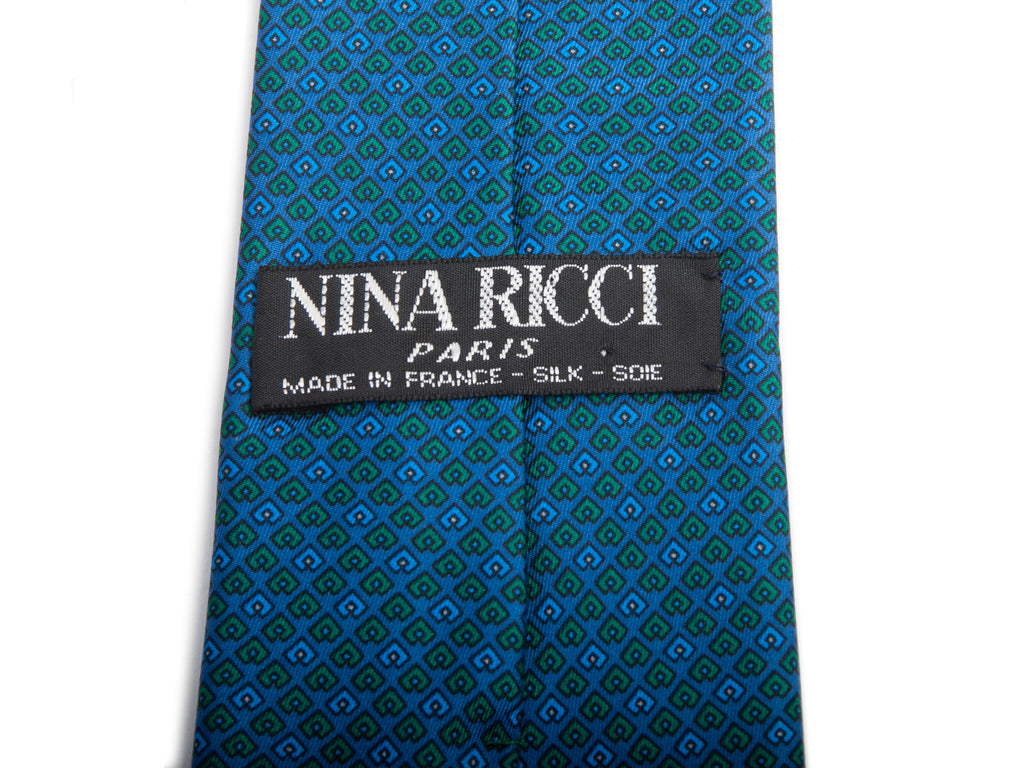 Nina Ricci Blue Print Tie
