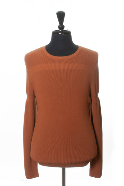 COS Clay Brown Cotton Blend Sweater
