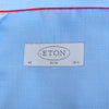 Eton Light Blue Puppytooth Check Slim Fit Shirt