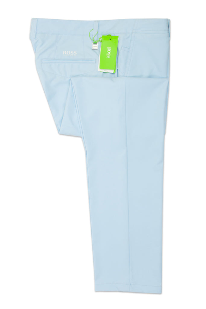 Hugo Boss Light Blue Hakan7 Slim Fit Performance Stretch Pants