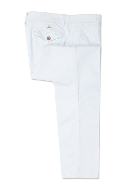 Fred Perry Sky Blue Cotton Bedford Chinos
