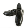 Prada Black Leather Moc Toe Shoes