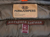 Parajumpers Dark Brown Lambskin Ernie Leather Puffer Coat