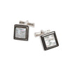 Ted Baker Polish Square Mother of Pearl Cufflinks at Luxmrkt.com menswear consignment Edmonton.