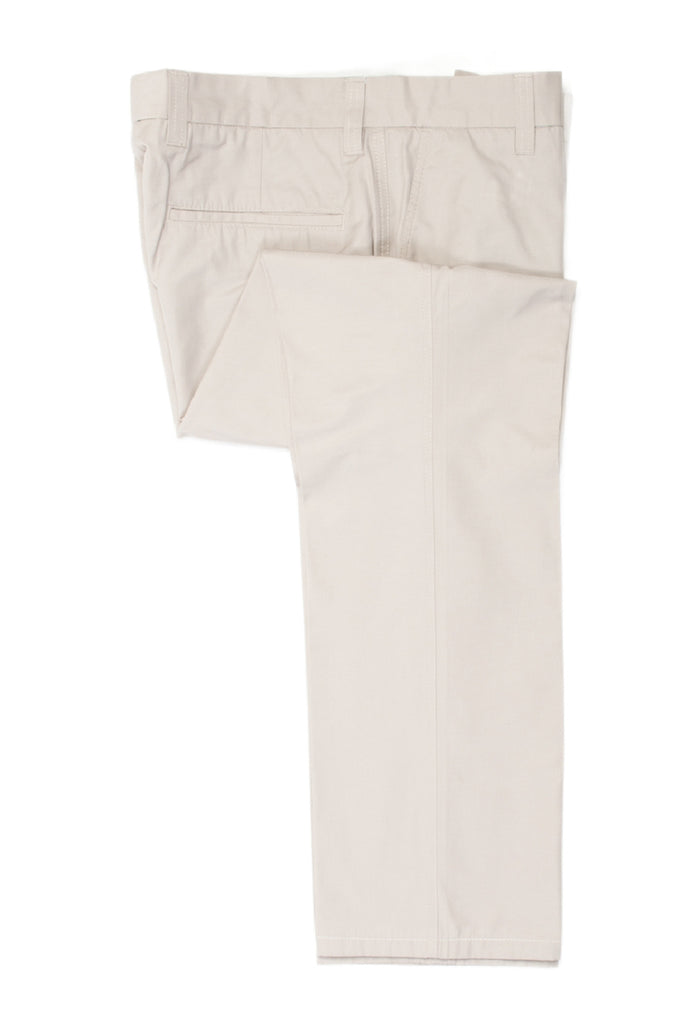 Alberto Beige Modern Fit Stanley Ceramica Cotton Pants