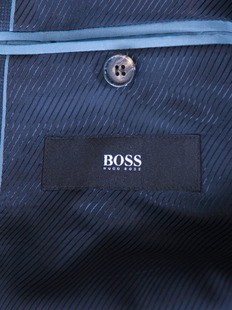 Hugo Boss Blue Sweet4 Sharp5 Suit at Luxmrkt.com menswear consignment Edmonton.