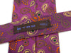 Etro Purple Paisley Silk Tie at Luxmrkt.ca menswear consignment Edmonton.