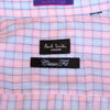 Paul Smith Pink and Blue Check Classic Fit Shirt