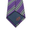 Altea Milano Purple Striped Silk Tie