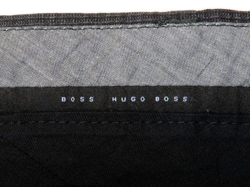 Hugo Boss Grey Microcheck Shark4 Pants