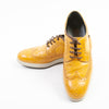 Hogan Mustard Yellow Casual Wingtip Shoes