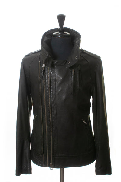 Mackage Black Lamb Leather Jacket