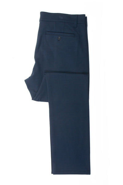 Paige NWT Deep Anchor Blue Prescott Transcend Knit Trouser