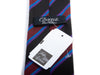 Charvet NWT Black Striped Brushed Wool Blend Tie
