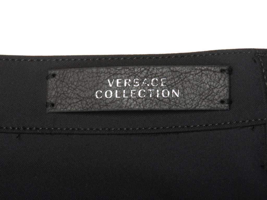 Versace Collection NWT Black Slim Fit Pants