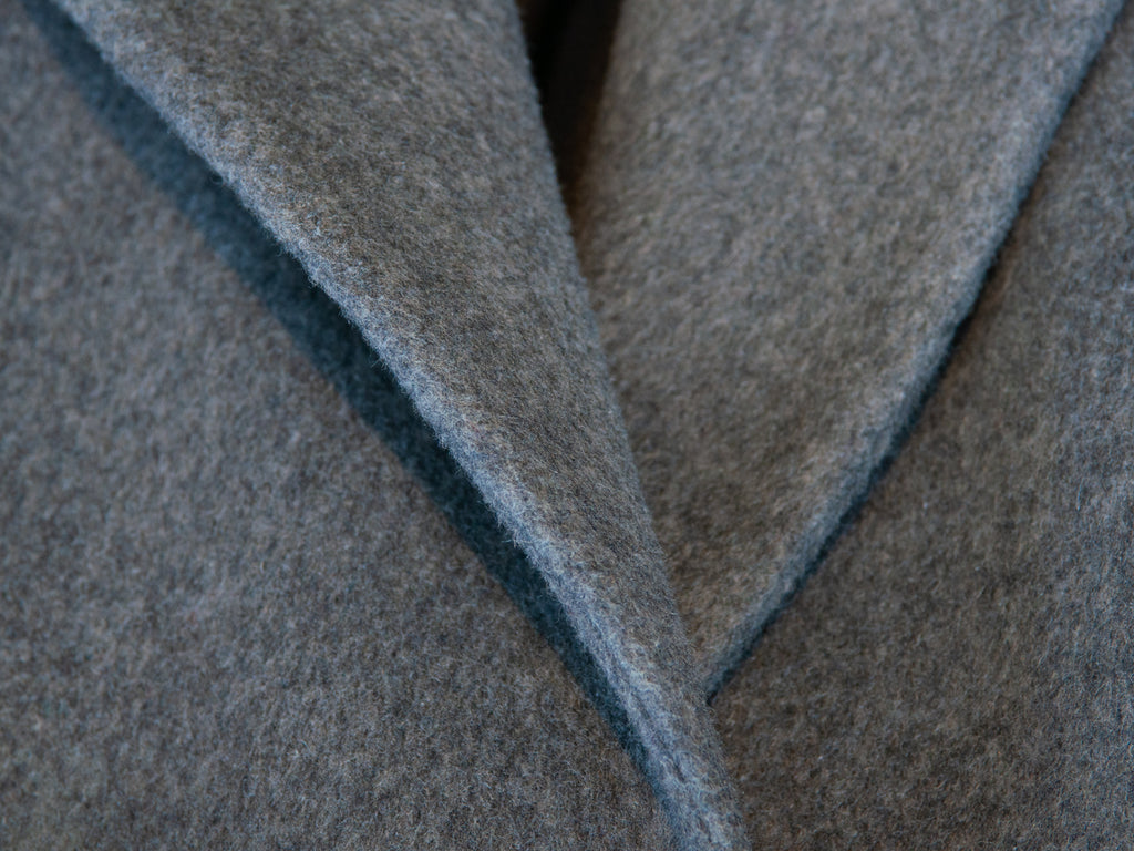 Coppley Gray Cashmere Blend Overcoat