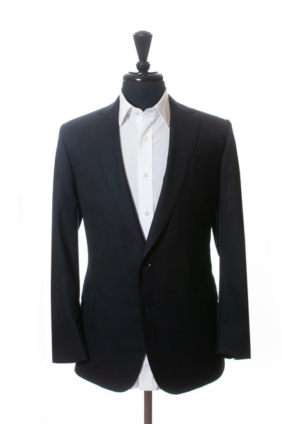 Sam Abouhassan Navy Blue Wool Blazer