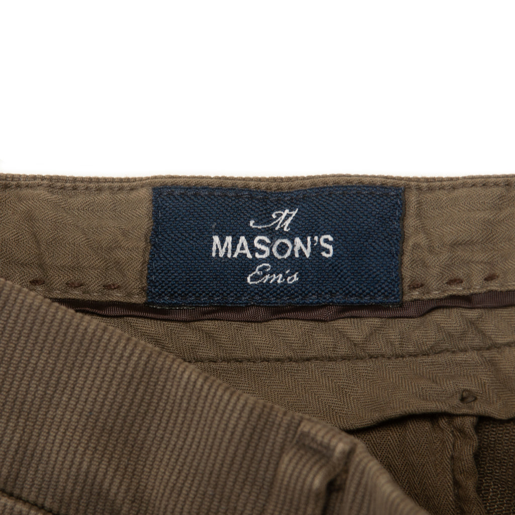 Mason’s Sage Green Stretch Twill New York Pants