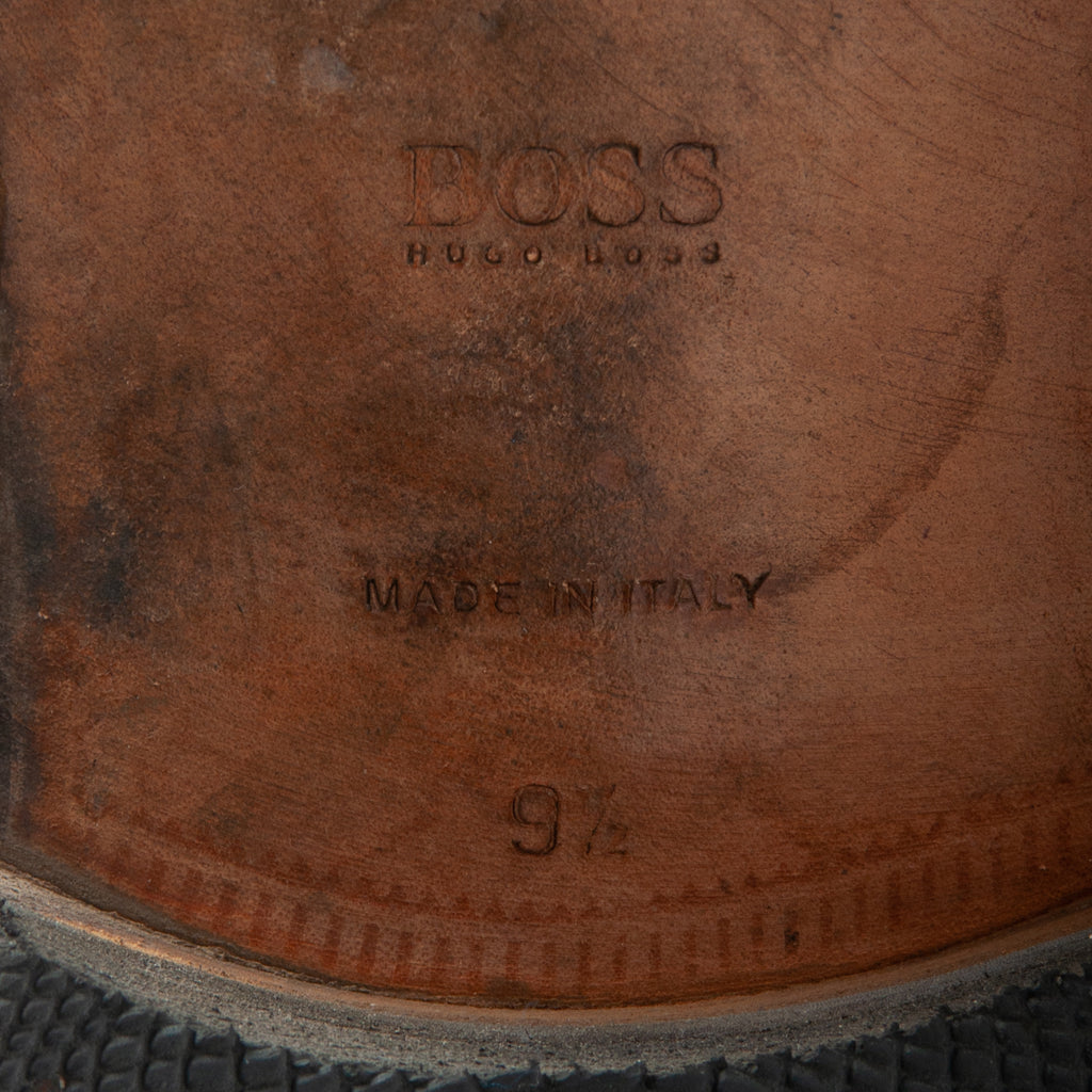 Hugo Boss Tailored Mahogany Brown Shoes